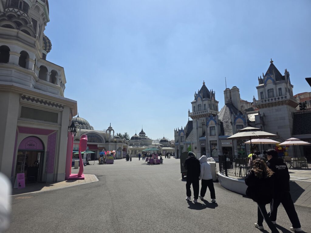 Starting point after the Everland entrance