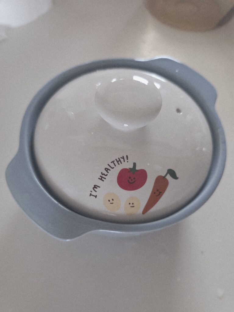 Daiso Ceramic Egg Steamer