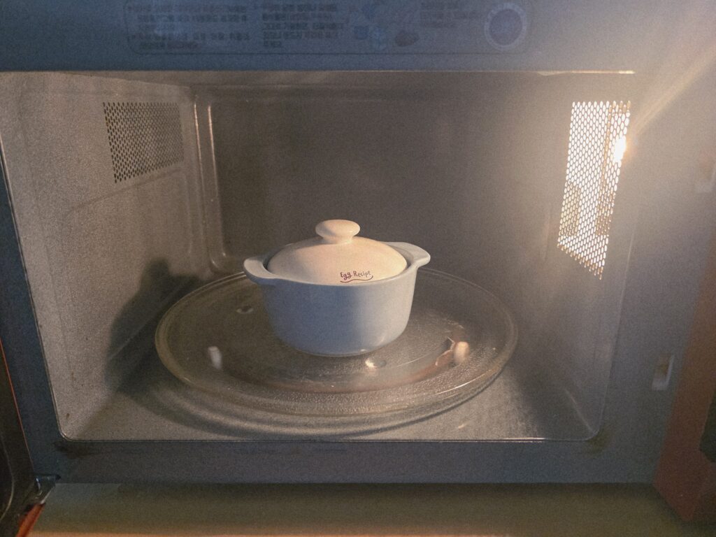 Daiso Ceramic Egg Steamer