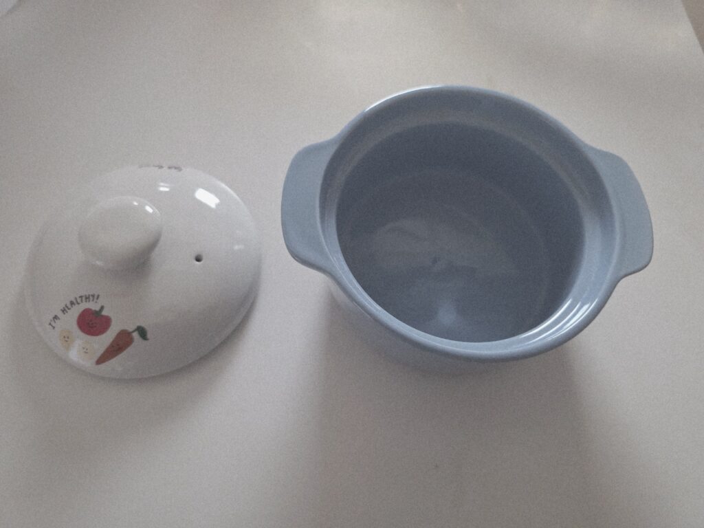 Daiso Ceramic Egg Steamer