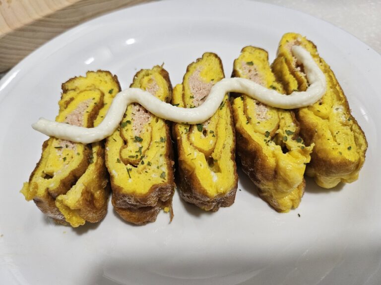 Mentaiko Rolled Omelet