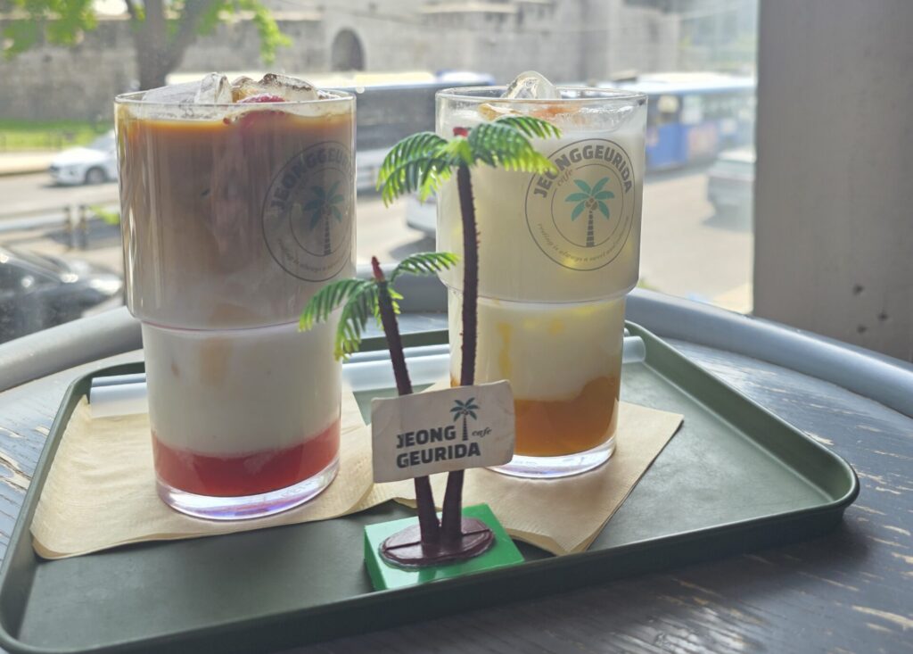 Jeonggeurida Cafe menu